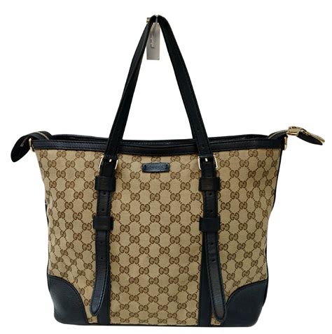 gucci reversible bag|gucci gg canvas tote bag.